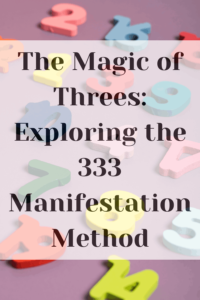 333 manifestation method