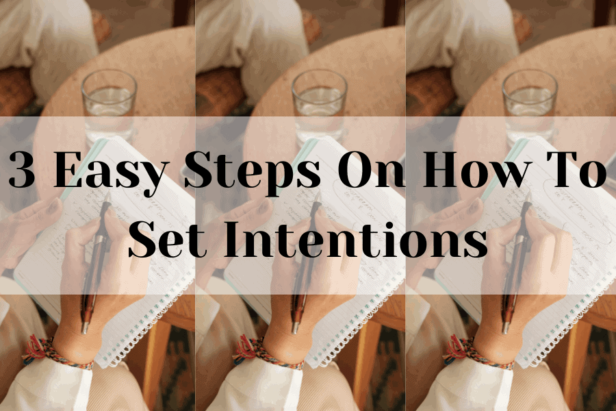 how to set intentions