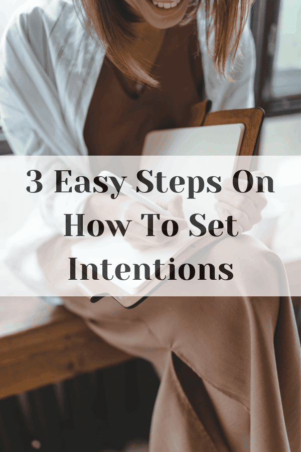 how to set intentions