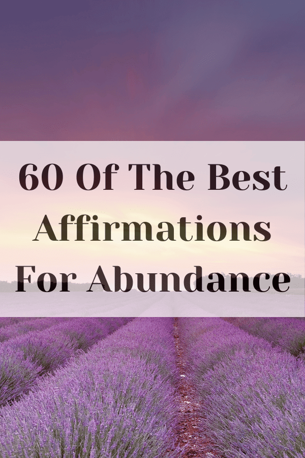 affirmations for abundance